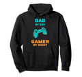 Dad Day Gamer Night Funny Gift Hoodie - Aesthetic Graphic for Adults - T-Shirt, Sweatshirt, Hoodie