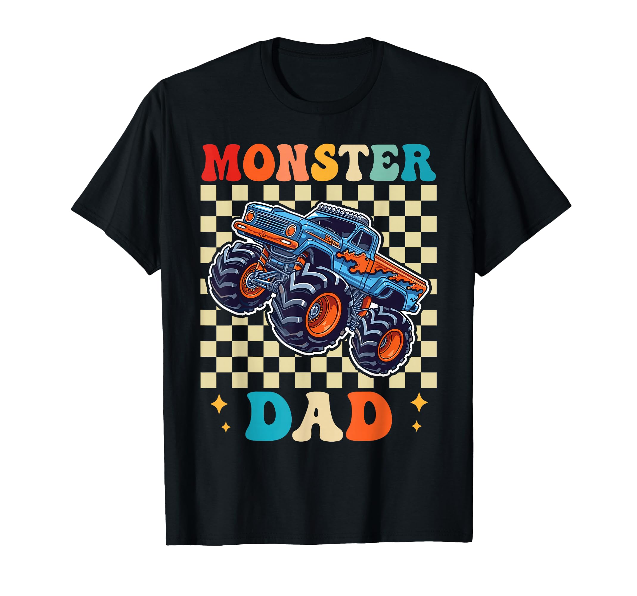 Monster Truck Dad Family Matching T-Shirt - Unique Graphic for Adults - T-Shirt, Sweatshirt, Hoodie