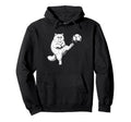 Persian Cat Playing Soccer Funny Kitten Hoodie - Streetwear Style Unisex - T-Shirt, Sweatshirt, Hoodie