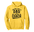 Soccer Dad Coach Funny Coaching Fathers Hoodie - Unique Graphic for Adults - T-Shirt, Sweatshirt, Hoodie