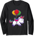 Pixel Art Unicorn on Balloons - Adult & Kids T-Shirts, Sweatshirts & Hoodies apparel design preview 1