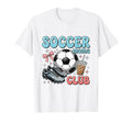 Soccer Moms Club Funny Sports Mom Game T-Shirt - Custom Art Print Unisex - T-Shirt, Sweatshirt, Hoodie