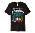 Tattooed Gamer Dad Gaming And Tattoos T-Shirt - Streetwear Style Men Women - T-Shirt, Sweatshirt, Hoodie