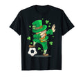 Dabbing Leprechaun Soccer Football St T-Shirt - Fun Novelty Design Unisex - T-Shirt, Sweatshirt, Hoodie