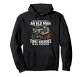 Never Underestimate Old Who Still Hoodie - Aesthetic Graphic for Adults - T-Shirt, Sweatshirt, Hoodie