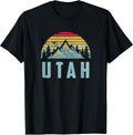 Utah Retro Vintage Mountains Hiking Nature - Adult & Kids T-Shirts, Sweatshirts & Hoodies apparel design preview 1