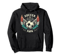 Soccer Papa Family Matching Dad Hoodie - Aesthetic Graphic Men Women - T-Shirt, Sweatshirt, Hoodie
