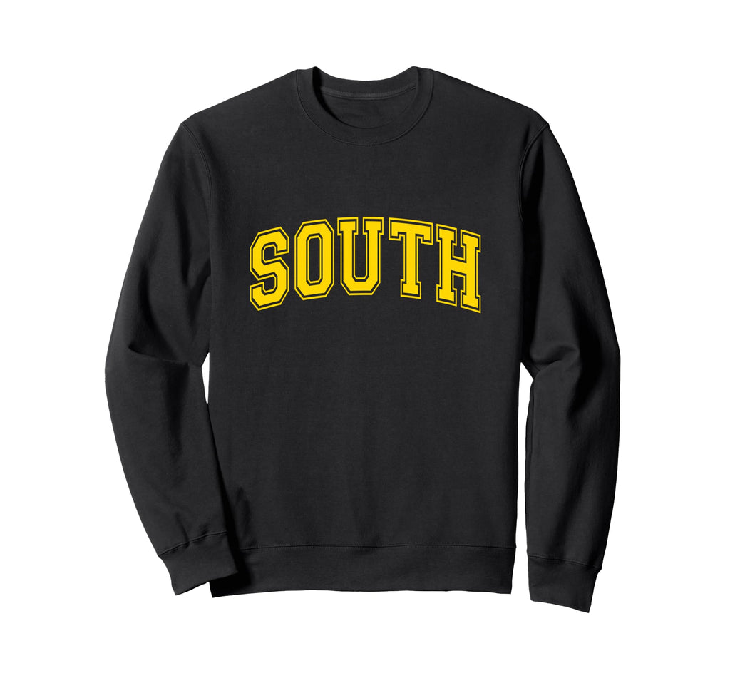 Yellow South Team Colors Spirit Sweatshirt - Minimalist Print Unisex - T-Shirt, Sweatshirt, Hoodie