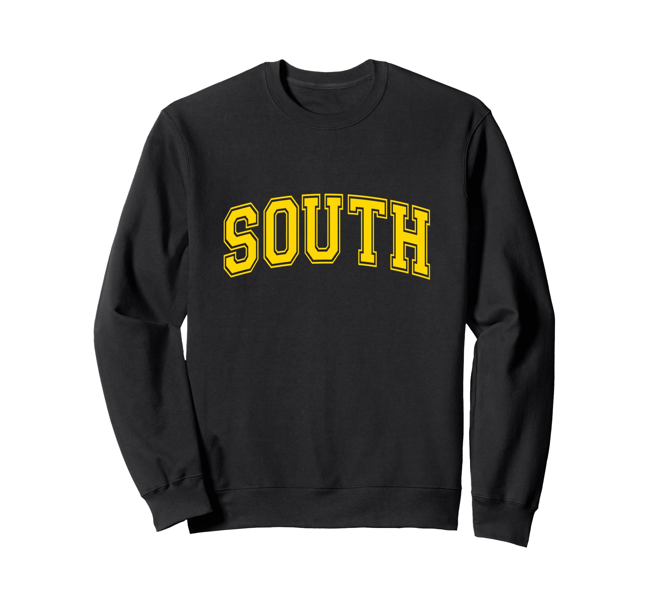 Yellow South Team Colors Spirit Sweatshirt - Minimalist Print Unisex - T-Shirt, Sweatshirt, Hoodie