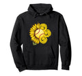Softball Sunflower Mom Mother Softball Hoodie - Novelty Apparel Men Women - T-Shirt, Sweatshirt, Hoodie