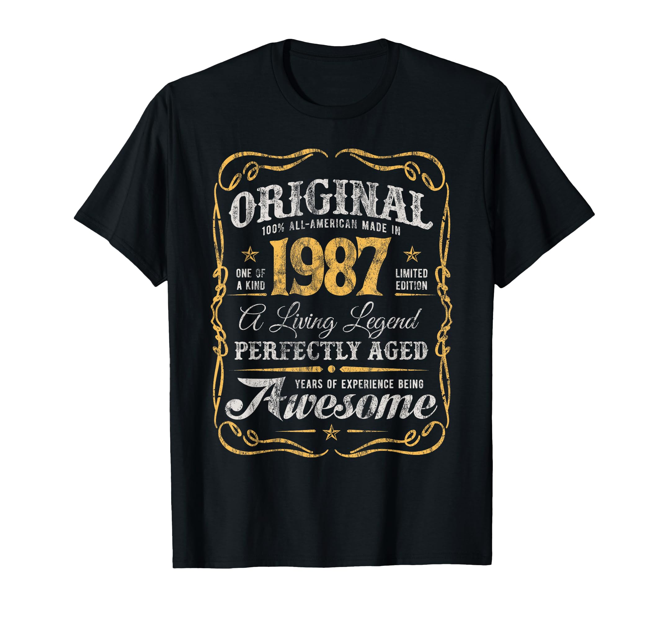 Original Made 1987 37Th Birthday T-Shirt - Casual Everyday Wear Unisex - T-Shirt, Sweatshirt, Hoodie