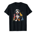 Womens Colorful Watercolor Bernedoodle T-Shirt - Aesthetic Graphic Unisex - T-Shirt, Sweatshirt, Hoodie