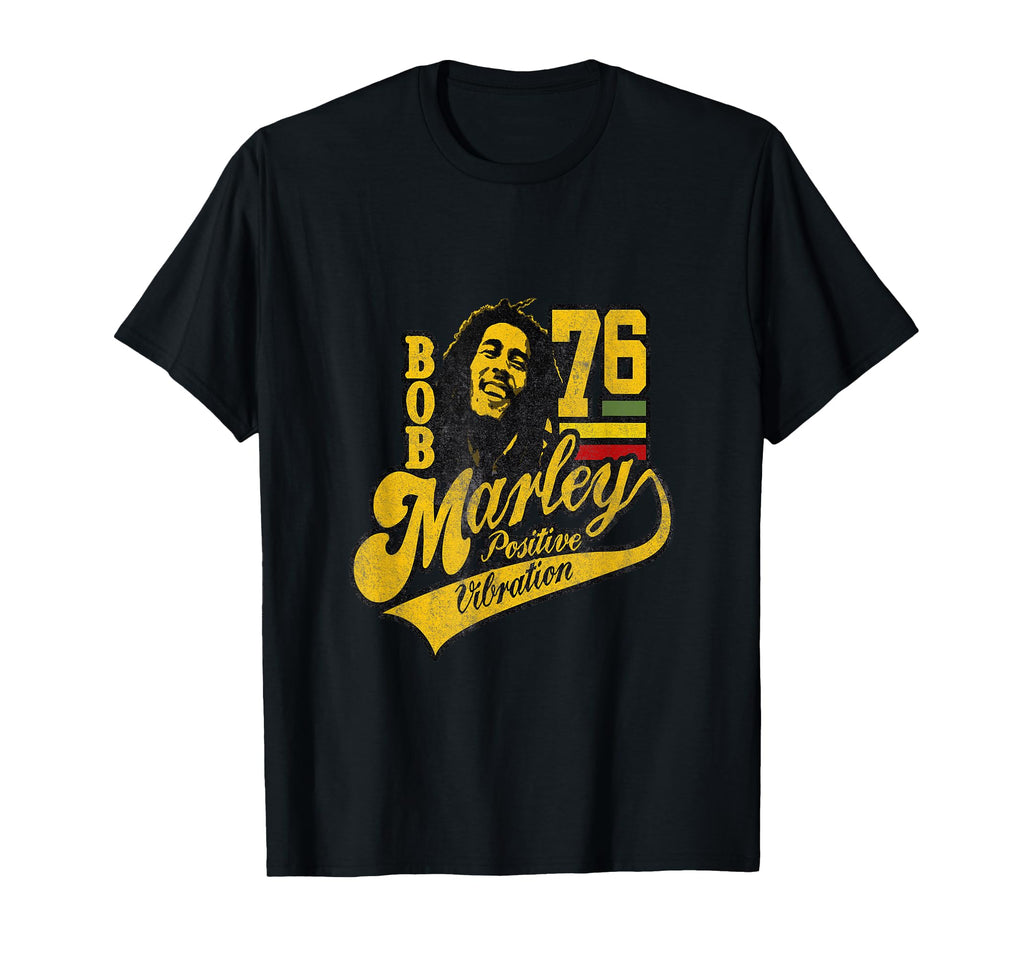 Bob Marley Positive Vibrations Soccer T-Shirt - Graphic Print Unisex - T-Shirt, Sweatshirt, Hoodie