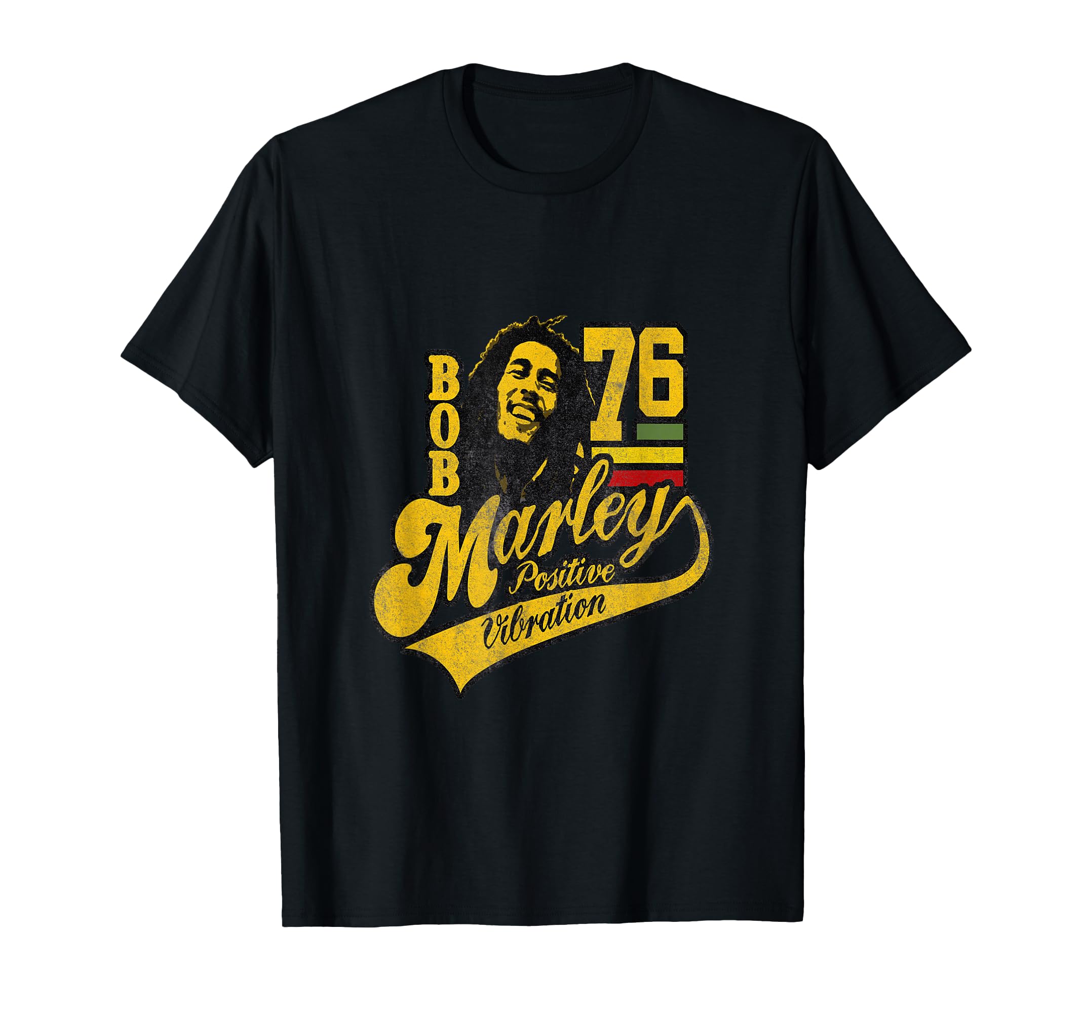 Bob Marley Positive Vibrations Soccer T-Shirt - Graphic Print Unisex - T-Shirt, Sweatshirt, Hoodie