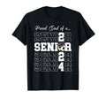 Senior 2024 Soccer Dad Gift Class T-Shirt - Custom Art Print for Adults - T-Shirt, Sweatshirt, Hoodie