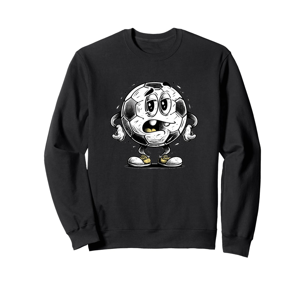 Funny Cartoon Ball Costume Soccer Sweatshirt - Trendy Graphic for Adults - T-Shirt, Sweatshirt, Hoodie