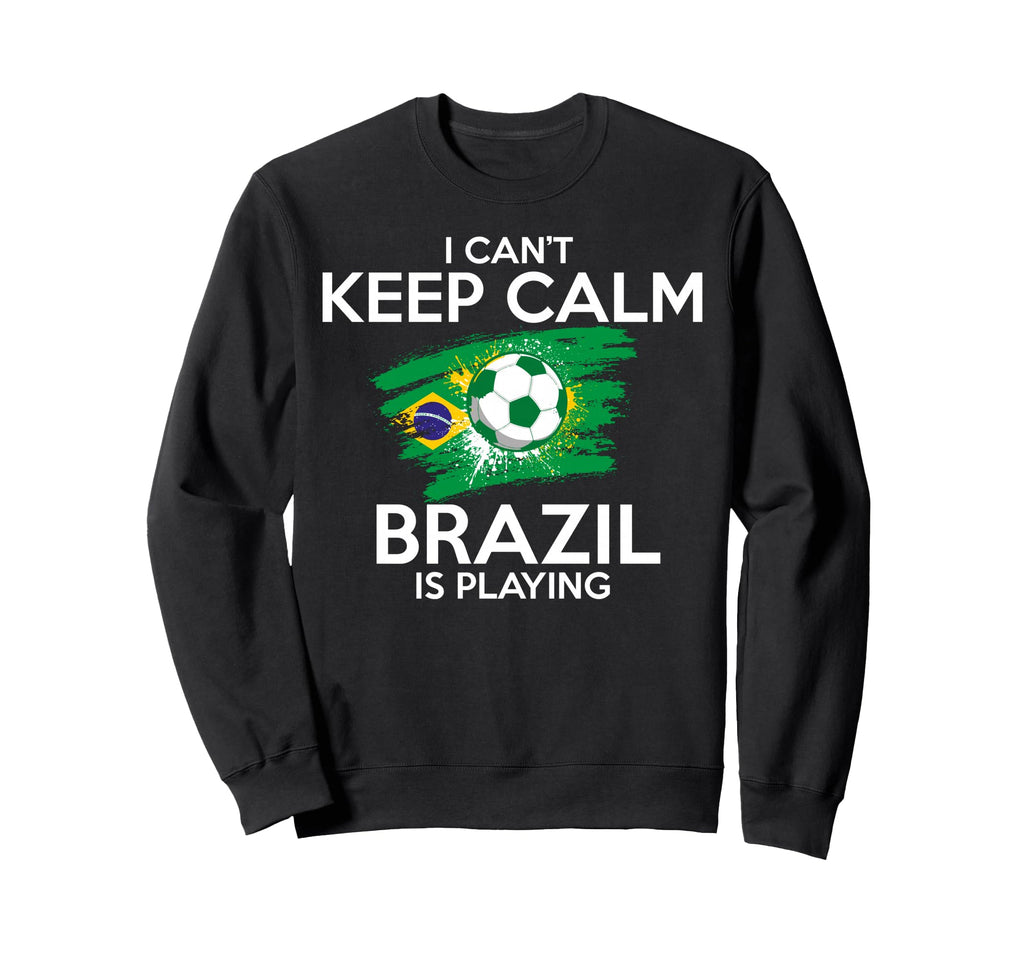 Brazil Soccer Football Game Player Sweatshirt - Minimalist Print Men Women - T-Shirt, Sweatshirt, Hoodie