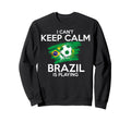 Brazil Soccer Football Game Player Sweatshirt - Minimalist Print Men Women - T-Shirt, Sweatshirt, Hoodie