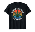Worlds Dopest Grandpa Cannabis T-Shirt - Casual Everyday Wear Men Women - T-Shirt, Sweatshirt, Hoodie