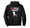 Cuba Soccer Fans Jersey Proud Cuban Hoodie - Novelty Apparel Unisex - T-Shirt, Sweatshirt, Hoodie