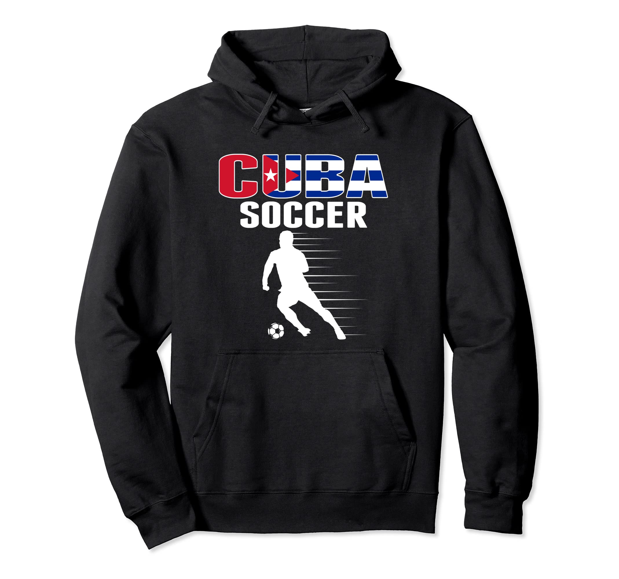 Cuba Soccer Fans Jersey Proud Cuban Hoodie - Novelty Apparel Unisex - T-Shirt, Sweatshirt, Hoodie