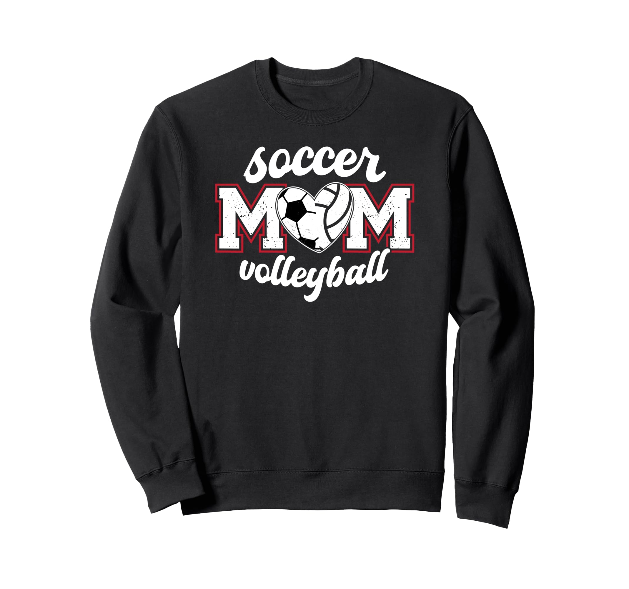 Soccer Volleyball Mom Ballers Sweatshirt - Trendy Graphic for Adults - T-Shirt, Sweatshirt, Hoodie