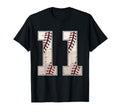 Baseball Birthday Eleven 11 Years Old T-Shirt - Minimalist Print Men Women - T-Shirt, Sweatshirt, Hoodie