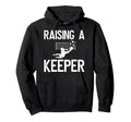 Raising Soccer Keeper Dad Soccer Hoodie - Casual Everyday Wear for Adults - T-Shirt, Sweatshirt, Hoodie
