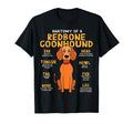 Redbone Coonhound Anatomy Funny Dog Mum T-Shirt - Unique Graphic Unisex - T-Shirt, Sweatshirt, Hoodie