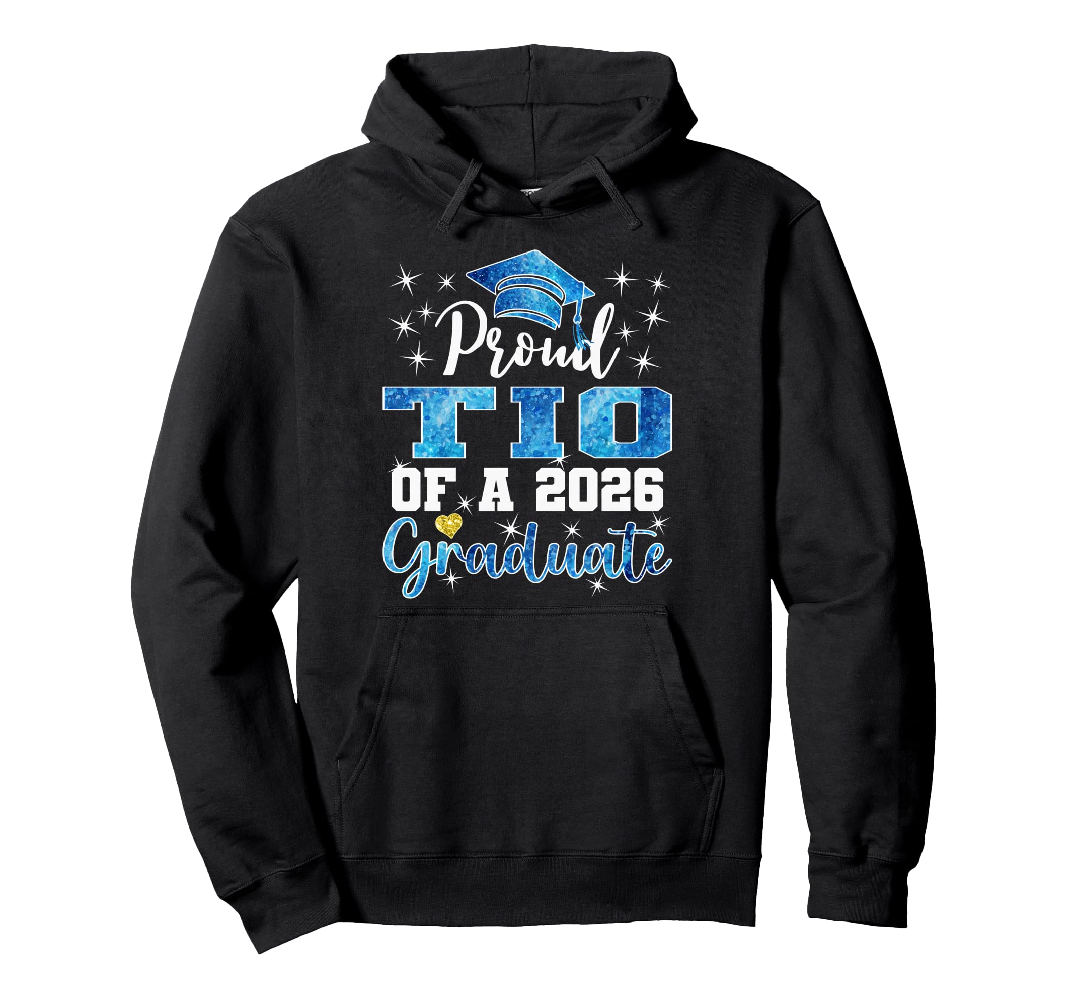Super Proud Tio 2026 Graduate Senior Hoodie - Streetwear Style Unisex - T-Shirt, Sweatshirt, Hoodie