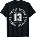 Official Teenager 13th Birthday 13 Years Old 2013 - Adult & Kids T-Shirts, Sweatshirts & Hoodies apparel design preview 1