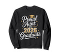 Proud Aunt Class 2026 Graduate Graduation Sweatshirt - Graphic Print Unisex - T-Shirt, Sweatshirt, Hoodie