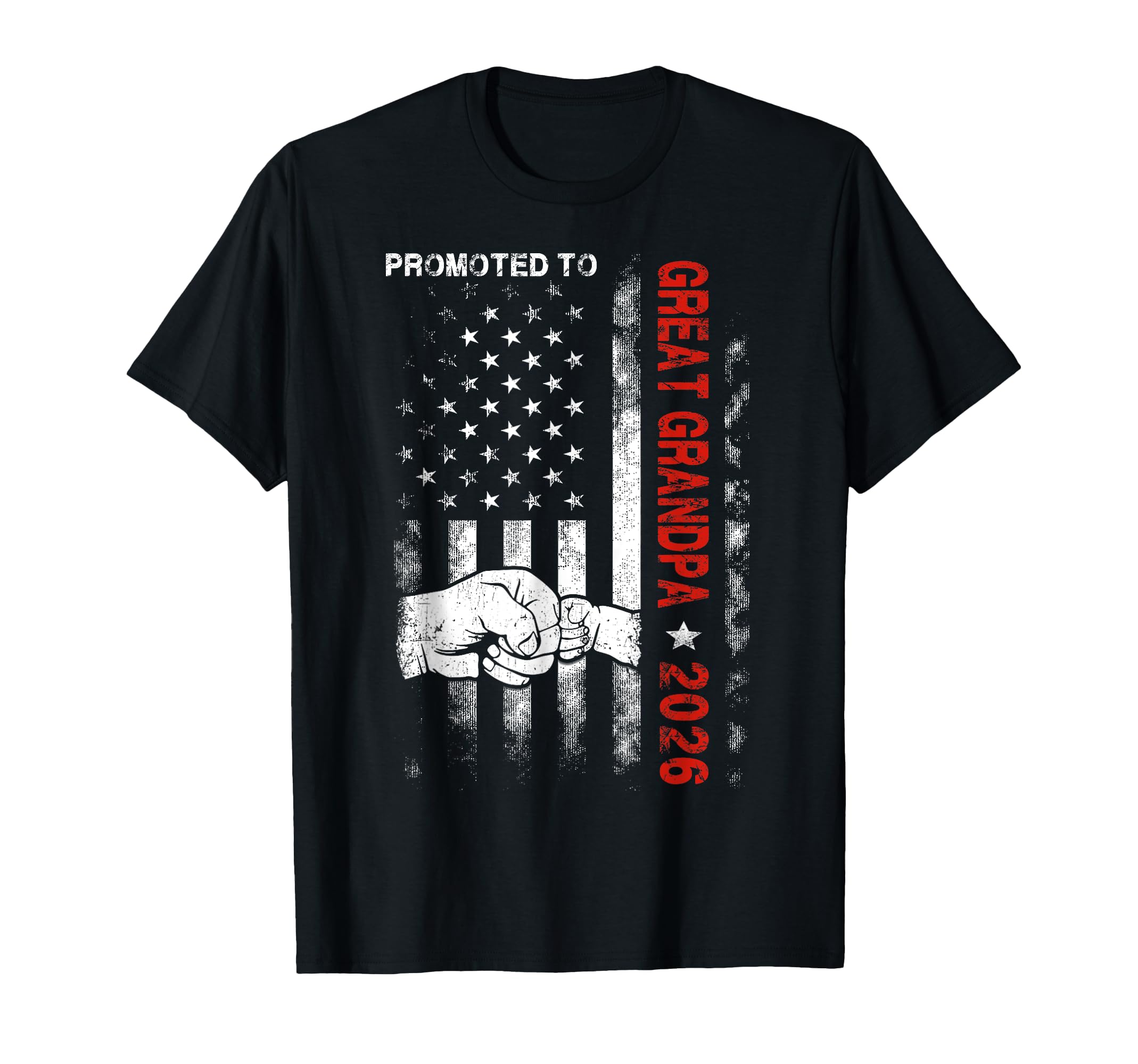 Promoted To Great Grandpa Est 2026 T-Shirt - Custom Art Print Men Women - T-Shirt, Sweatshirt, Hoodie