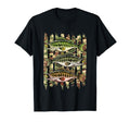 Striped Camo Fish Reel Dad Fishing T-Shirt - Unique Graphic Men Women - T-Shirt, Sweatshirt, Hoodie