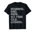 Husband Dad Papa 50 Year Old Legend T-Shirt - Custom Art Print Men Women - T-Shirt, Sweatshirt, Hoodie