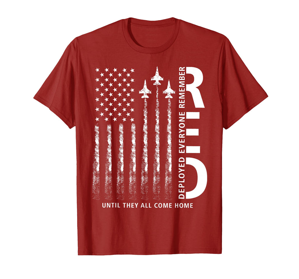 Red Friday Remember Everyone Deployed T-Shirt - Custom Art Print Men Women - T-Shirt, Sweatshirt, Hoodie