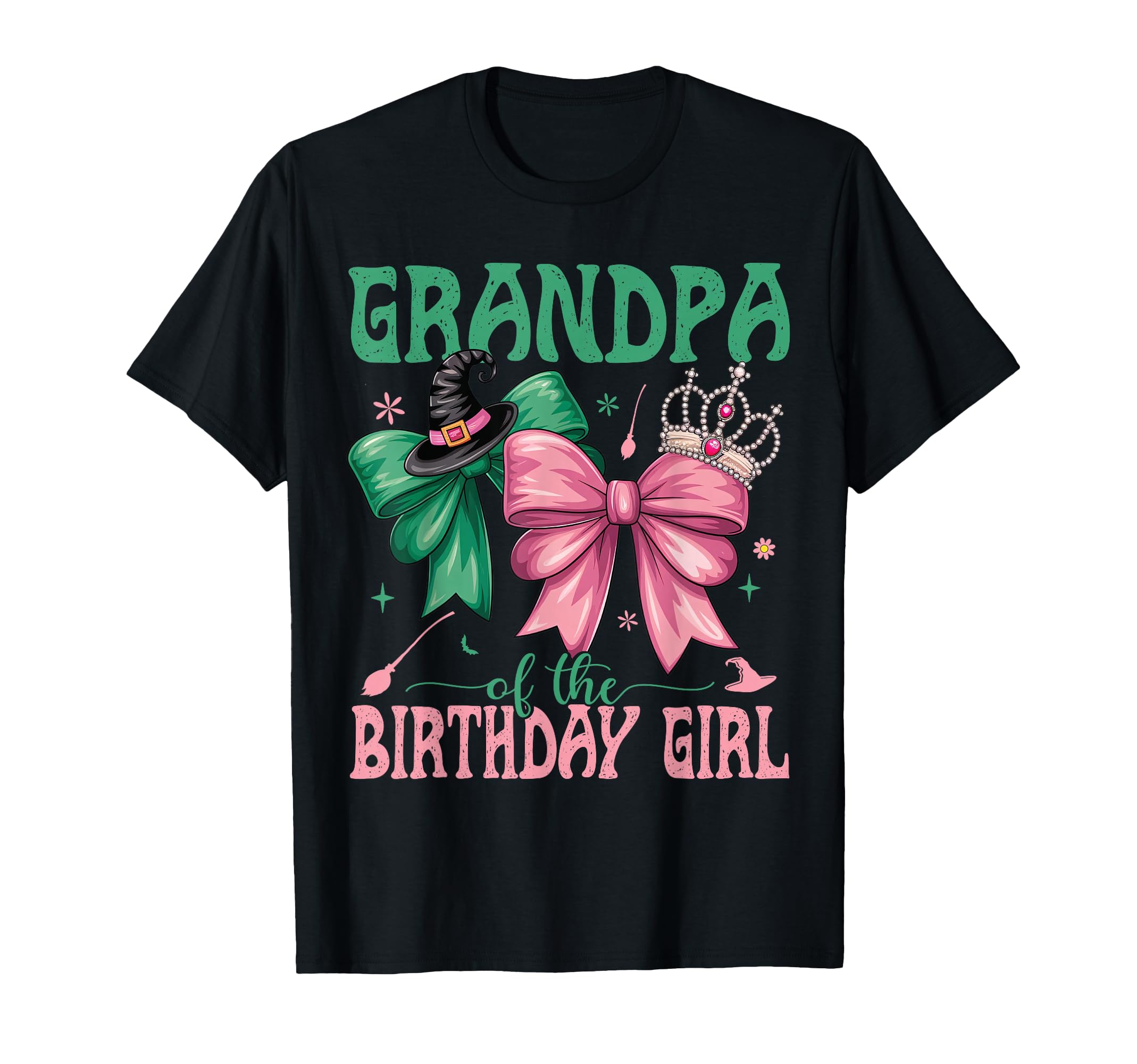 Grandpa Birthday Matching Witch T-Shirt - Casual Everyday Wear Unisex - T-Shirt, Sweatshirt, Hoodie