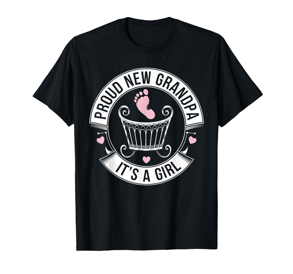 Proud New Grandpa Arrival T-Shirt - Graphic Print Men Women - T-Shirt, Sweatshirt, Hoodie