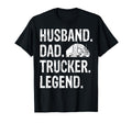 Trucking Fathers Day Husband Dad T-Shirt - Custom Art Print Men Women - T-Shirt, Sweatshirt, Hoodie