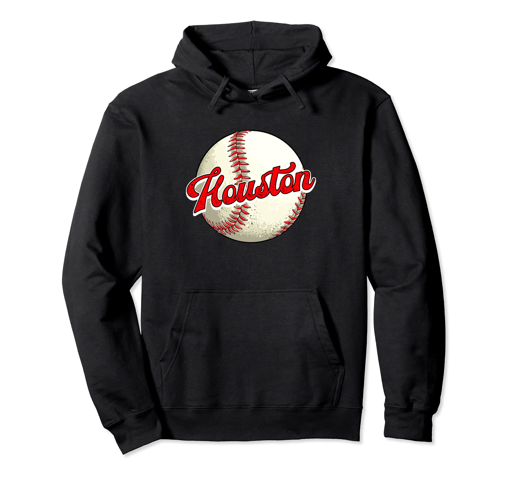 Baseball Lover Mom Dad Houston Hoodie - Minimalist Print for Adults - T-Shirt, Sweatshirt, Hoodie
