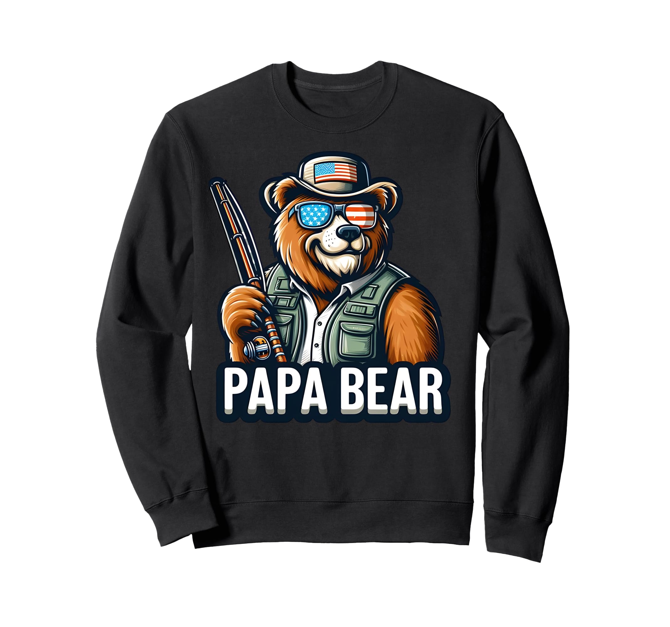 Papa Bear Gifts Funny Sweatshirt - Casual Everyday Wear for Adults - T-Shirt, Sweatshirt, Hoodie
