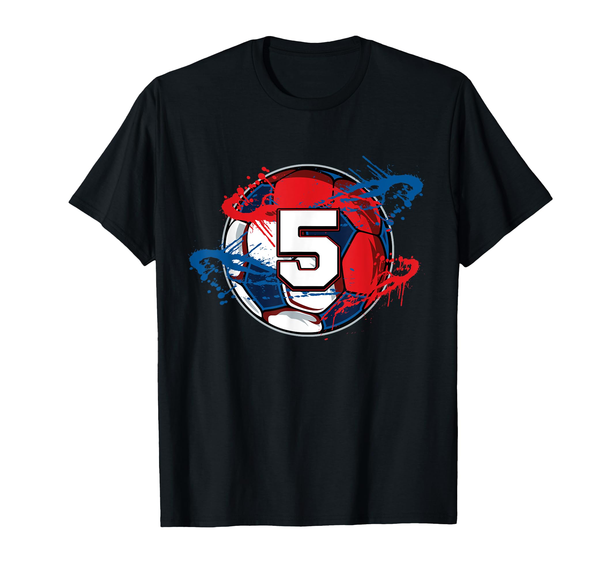 5 Soccer Jersey Number Five T-Shirt - Casual Everyday Wear Men Women - T-Shirt, Sweatshirt, Hoodie