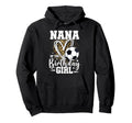 Nana Birthday Soccer Ball Nana Leopard Hoodie - Trendy Graphic Men Women - T-Shirt, Sweatshirt, Hoodie