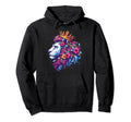 Floral Lion Lion Moms Dads Hoodie - Minimalist Print for Adults - T-Shirt, Sweatshirt, Hoodie