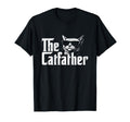 Mens Catfather Funny Cat Dad Fathers T-Shirt - Trendy Graphic for Adults - T-Shirt, Sweatshirt, Hoodie