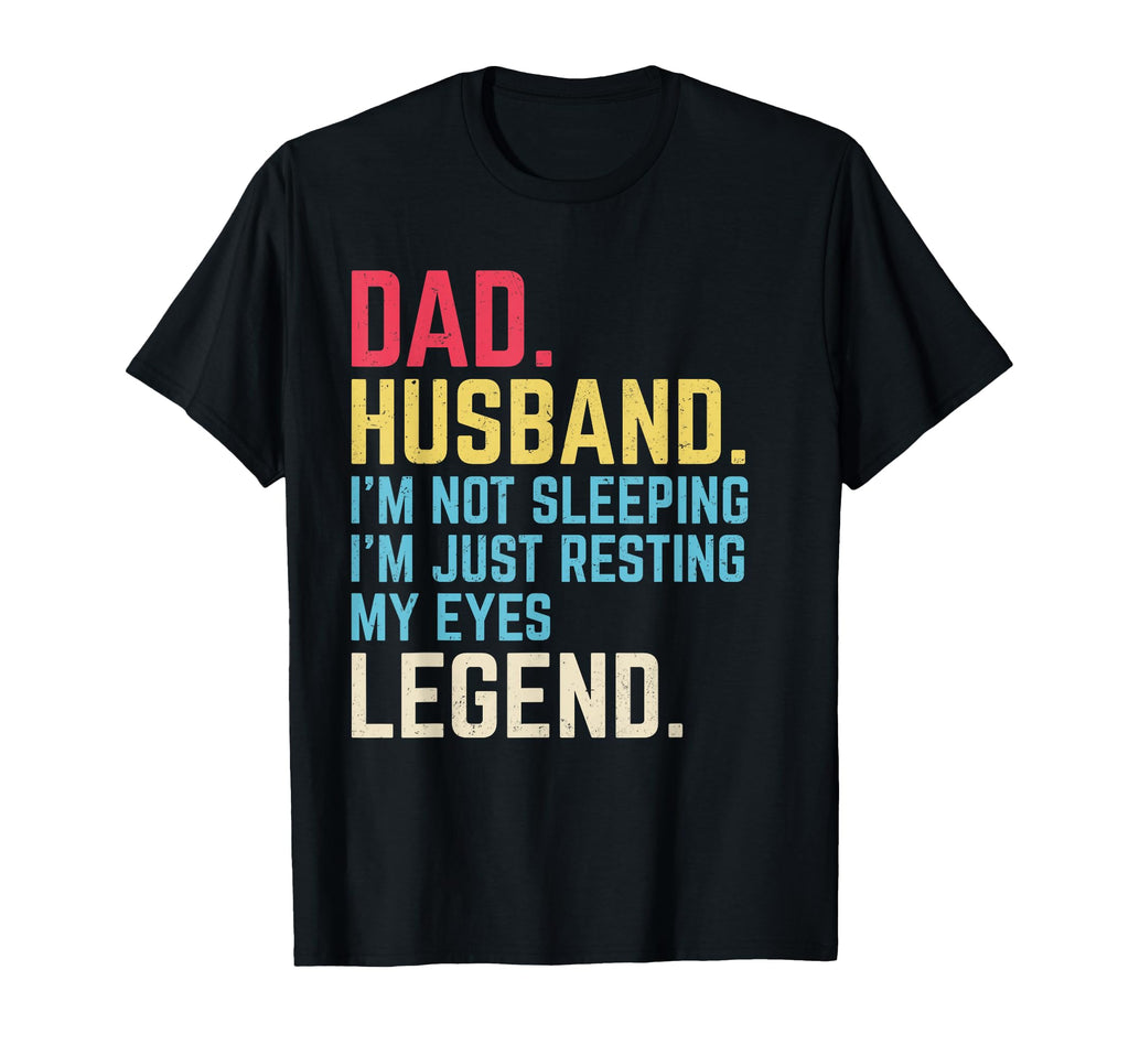 Mens Husband Im Not Sleeping Im T-Shirt - Aesthetic Graphic for Adults - T-Shirt, Sweatshirt, Hoodie