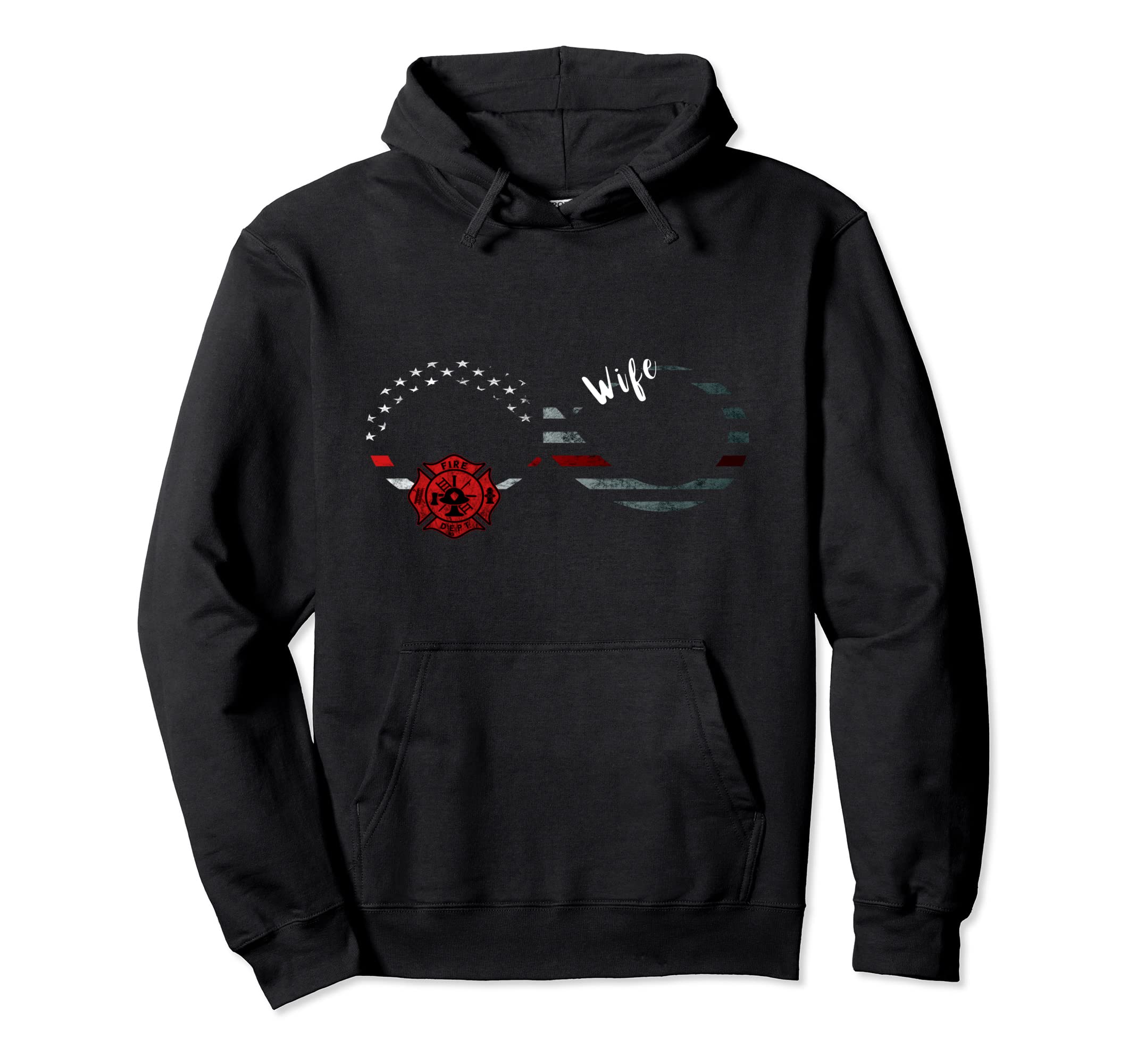 Fireman Department Infinity Firefighter Hoodie - Unique Graphic Unisex - T-Shirt, Sweatshirt, Hoodie