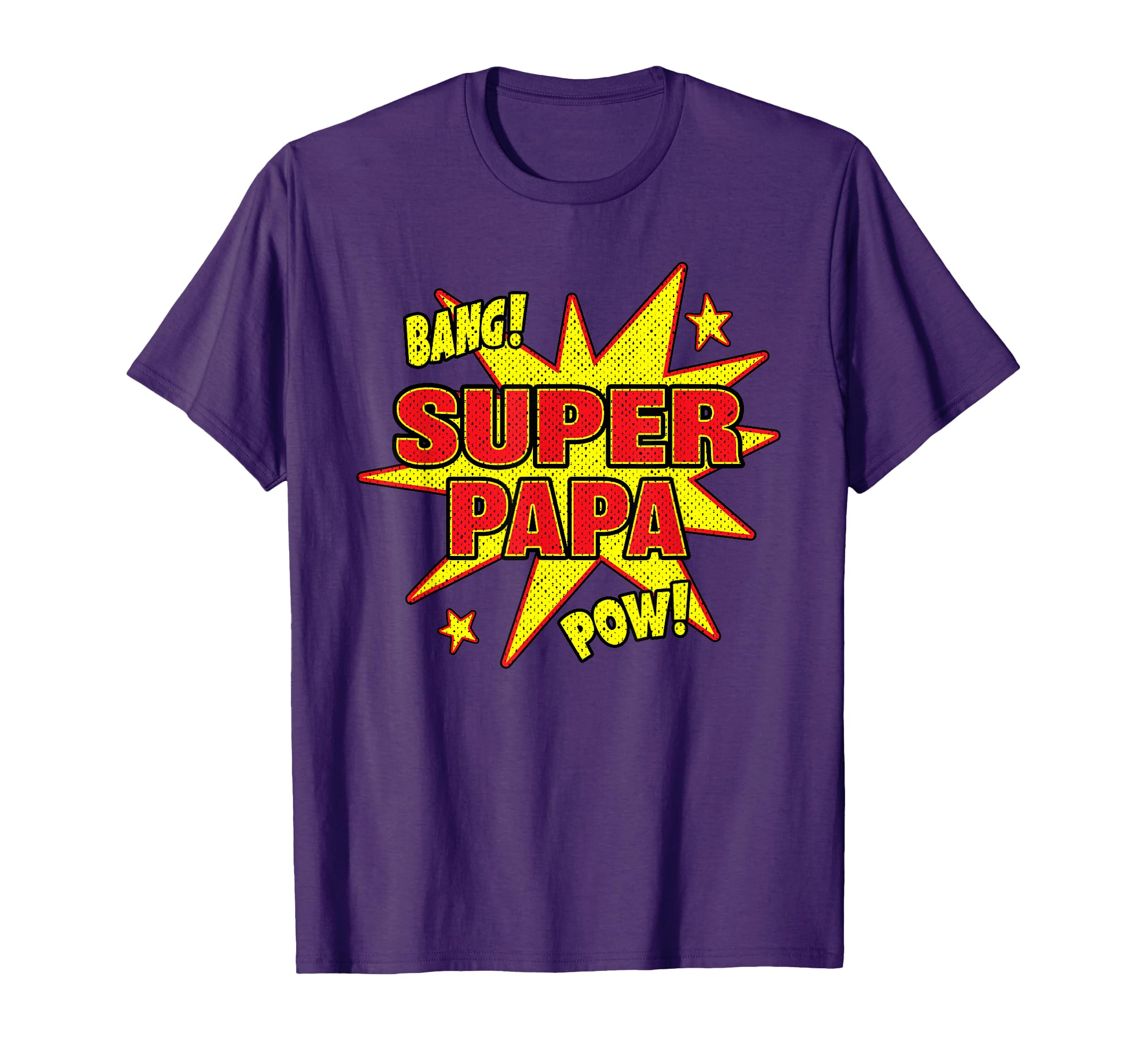 Super Papa Super Power Dad Gift T-Shirt - Fun Novelty Design for Adults - T-Shirt, Sweatshirt, Hoodie