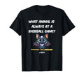 What Animal Is Always Baseball Game T-Shirt - Aesthetic Graphic Men Women - T-Shirt, Sweatshirt, Hoodie