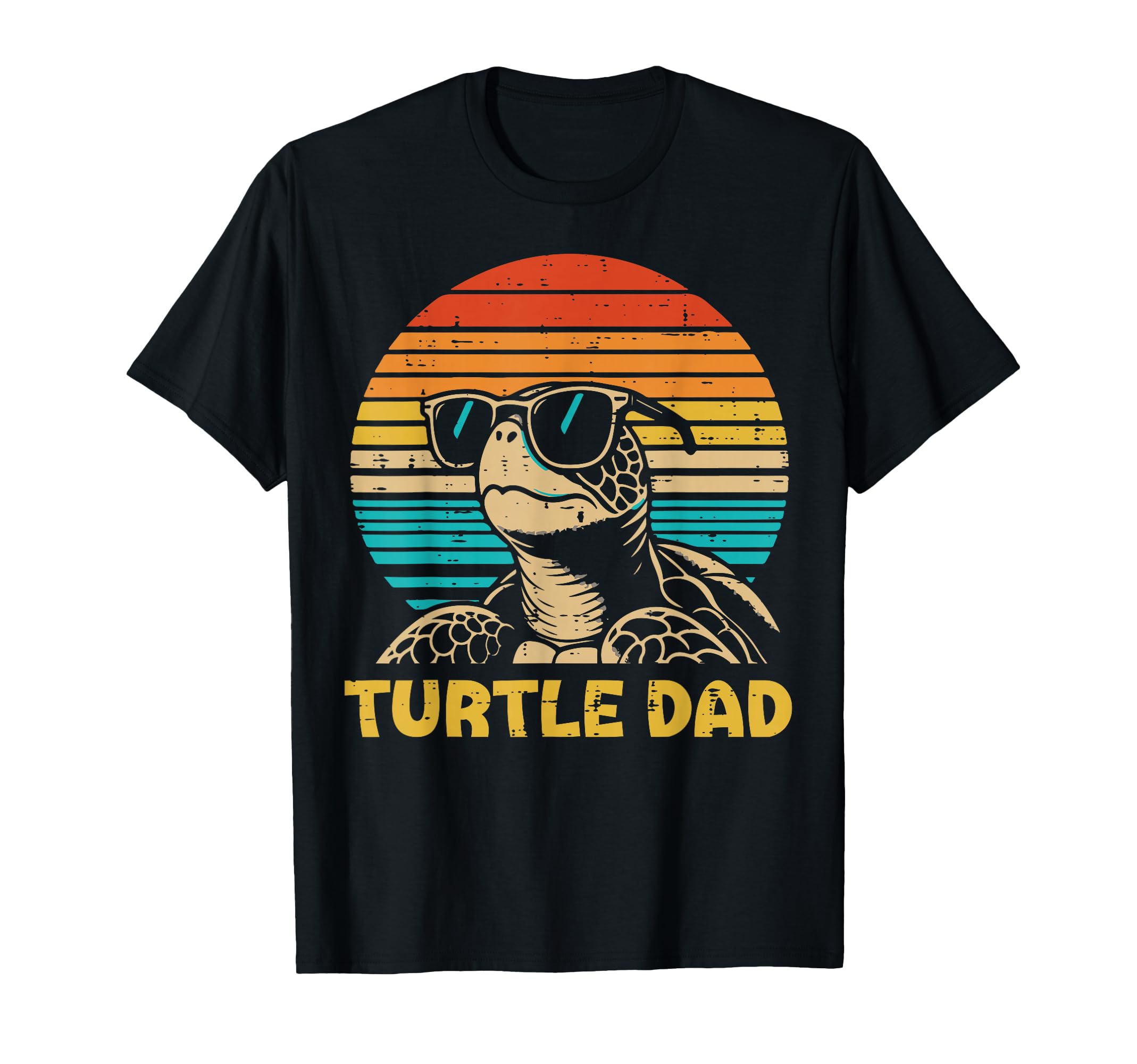 Fathers Day Turtle Dad Sunglasses T-Shirt - Casual Everyday Wear Unisex - T-Shirt, Sweatshirt, Hoodie